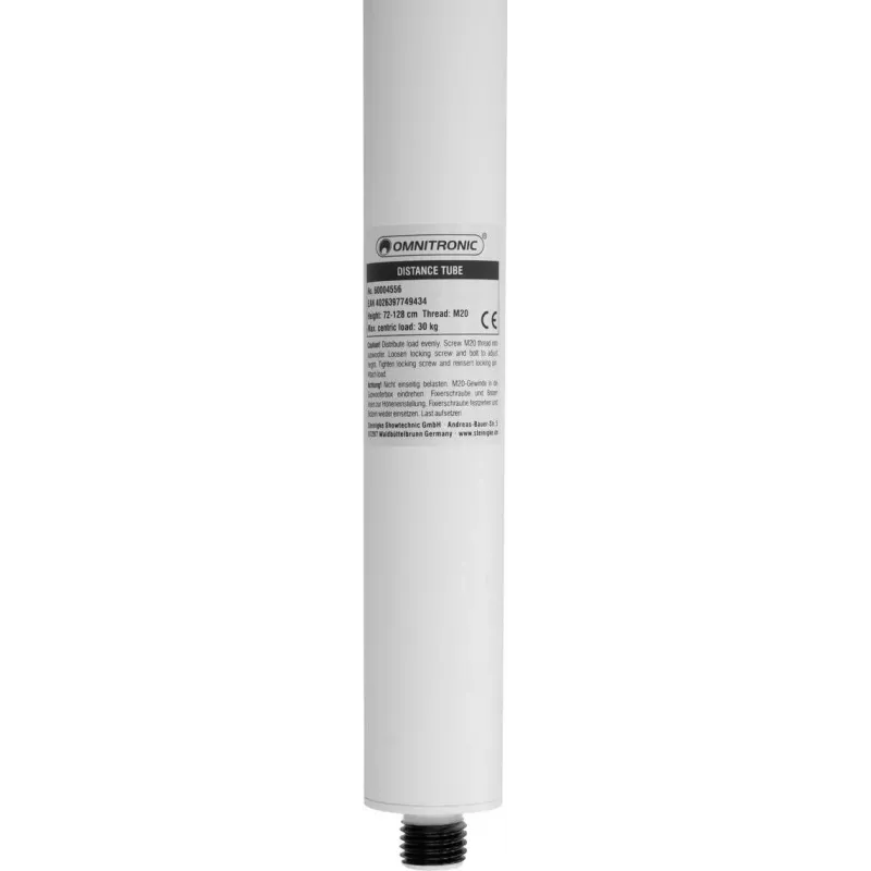 OMNITRONIC garsiakalbio atstumo strypas Bass Box/Top Speaker baltas (60004556)