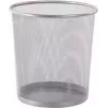 Westcott vielinio tinklo šiukšlių krepšys, 12,3 L, sidabrinis, apvalus, 230 x 270 mm E-744607 00