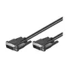 Wentronic goobay DVI-D Dual Link kabelis 0,5 m, juodas, su tvirtinimo varžtais 93295