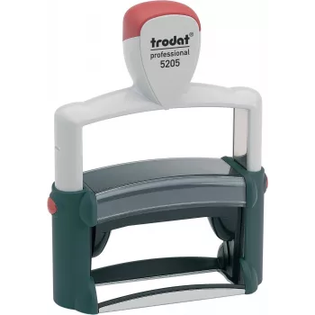 Trodat Professional 5205 savaiminio spausdinimo tekstinis spaudas, 6 eilutės, 66 x 22 mm, juodas pagalvėlė įskaičiuota