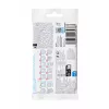 tesa KITCHEN Powerstrips papildymo rinkinys spintelių ištraukiamiesiems elementams – 15 lipnių juostelių, baltos (70064-00000-00)