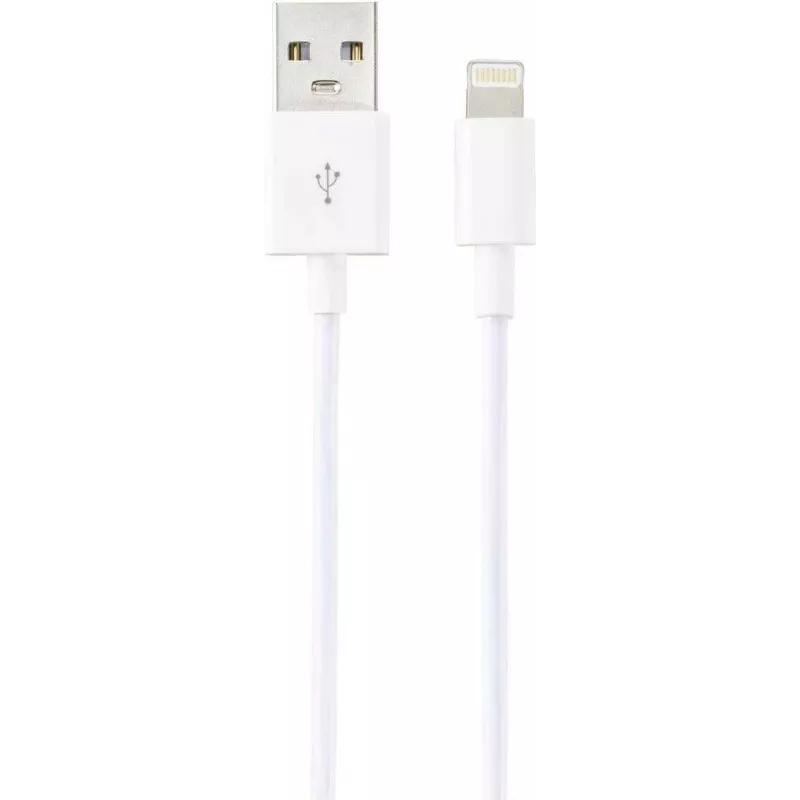 Renkforce USB 2.0 USB-A į Apple Lightning kabelis 1 m, baltas matinis RF-5724084