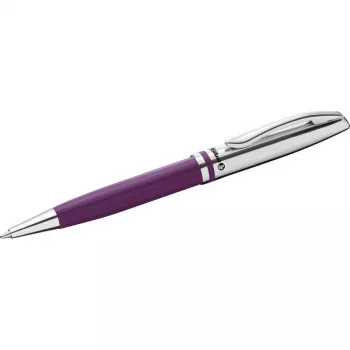 Pelikan Jazz Classic tušinukas, violetinio metalo, sukimosi mechanizmas, mėlyni rašalai, vidutinis 300013899