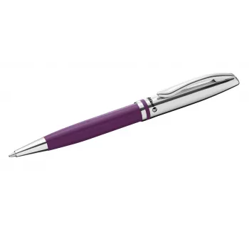 Pelikan Jazz Classic tušinukas, violetinio metalo, sukimosi mechanizmas, mėlyni rašalai, vidutinis 300013899