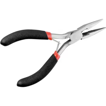 Wentronic Snipe Nose Pliers Flat-Round 125 mm su dantytais žnypliais (25 mm)