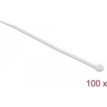 Delock Priežiūros dirželiai permatomi L 200 x W 3.6 mm 100 vienetų (18606)