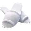 HYGOSTAR HYGONORM vienkartinės šlepetės CLASSIC, atviro piršto, baltos, universalaus dydžio, ilgis 285 mm, viršus iš kilpinio poliesterio (5551)