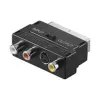 Wentronic AVK 196 SCART į 3x RCA + S-Video adapteris, vyriškas į moterišką, juodas 50123