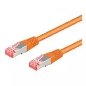 Wentronic CAT6a S/FTP tinklo kabelis, RJ45 male to male, 1,5 m, oranžinis, LSZH, 10 Gbps, 500 MHz 95605