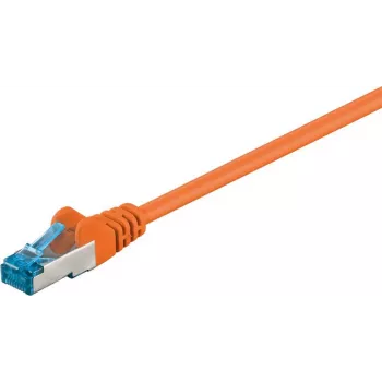 Wentronic CAT6a S/FTP tinklo kabelis, RJ45 male to male, 1,5 m, oranžinis, LSZH, 10 Gbps, 500 MHz 95605