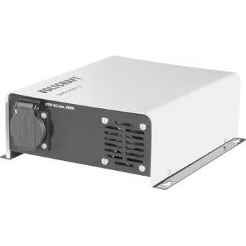 VOLTCRAFT SWD-600/12 grynosios sinusoidės inverteris 600 W 12 V DC į 230 V AC su nuotolinio valdymo pultu