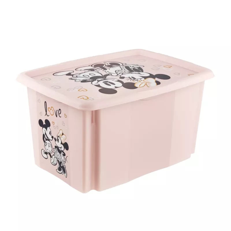 keeeper Karolina Minnie 45 litrų dėžė su dangčiu, polipropilenas, Nordic Pink, 1 vnt. 1223958124700