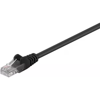 Wentronic Goobay CAT 5e tinklo kabelis, U/UTP, juodas, 5 m - CCA varis padengtas aliuminiu (68651)