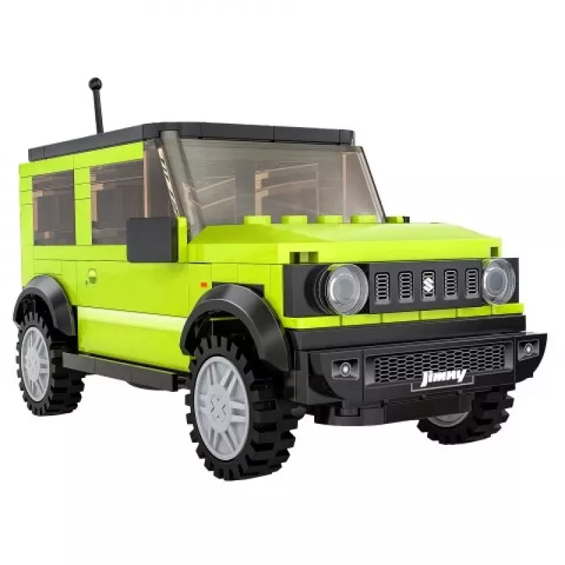 JAMARA CaDA Suzuki Jimny 1:24 – žalias kaladėlių automobilis, 8+ (402865)