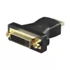 Wentronic Goobay HDMI į DVI-D adapteris, HDMI male į DVI-D female, auksuoti kontaktai, juodas, 2560x1600 68930