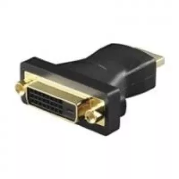 Wentronic Goobay HDMI į DVI-D adapteris, HDMI male į DVI-D female, auksuoti kontaktai, juodas, 2560x1600 68930