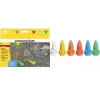 FABER-CASTELL EBERHARD FABER Street Chalk Mouse, 6 dalių rinkinys, ergonomiškos pelės formos, ryškių spalvų, vandenyje tirpios kreidos - 1 vnt. (526561)