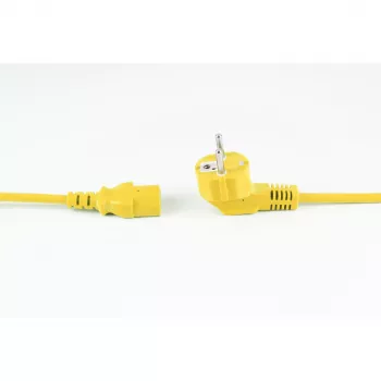shiverpeaks BASIC-S maitinimo laidas Schuko į IEC C13, 1,8 m, geltonas BS09-05182