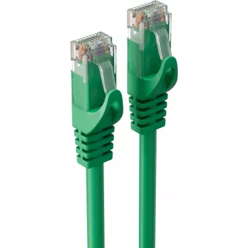 SHIVERPEAKS BASIC-S Cat.6A U/UTP tinklo kabelis, žalias, 5m, RJ45, 10Gbps, 500MHz BS08-35053