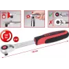 KS TOOLS 1/4 SlimPOWER reversuojamas reketas, 72 dantukai (920.1490)