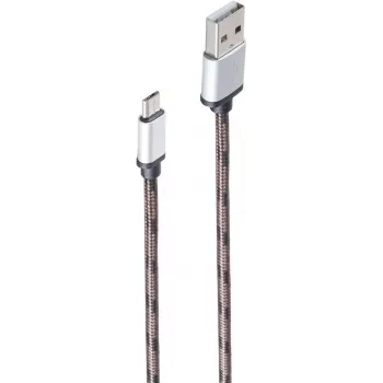 shiverpeaks BS14-50079 USB 2.0 laidas, USB-A į Micro-USB B, 0,9 m, rudas