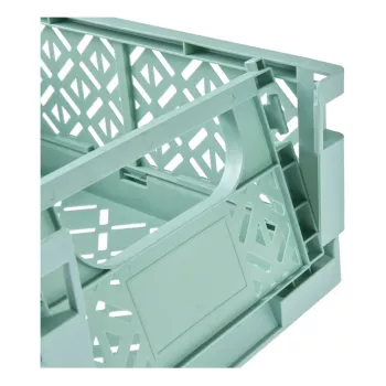 keeeper Mini Folding Box fritzi, dydis L, Nordic Green, 9,6 litro, sulankstoma dekoratyvinė laikymo dėžė, tinkama maistui, 1 vnt. 1023431500000