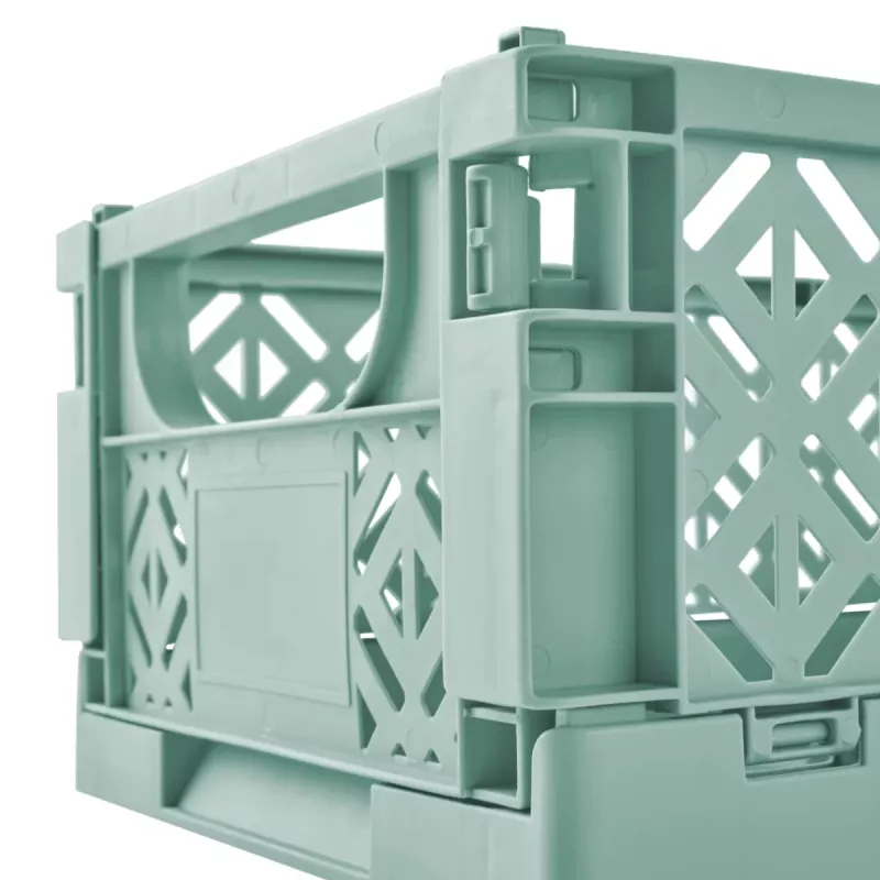 keeeper Mini Folding Box fritzi, dydis L, Nordic Green, 9,6 litro, sulankstoma dekoratyvinė laikymo dėžė, tinkama maistui, 1 vnt. 1023431500000