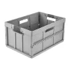 keeeper Profi-Klappbox benno, 45 litrų, Nordic Grey, sulankstoma laikymo dėžė su minkštomis rankenomis, 50 kg apkrovos talpa 1023713000000