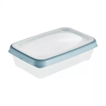 keeeper franco maisto laikymo indas, 0,4 L, stačiakampis, mėlynu apvadu 1079168000000