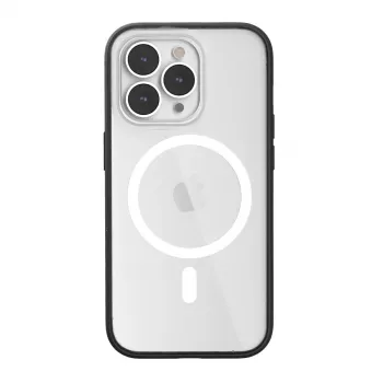 Woodcessories ECO646 iPhone 14 Pro Max dėklas permatomas juodas