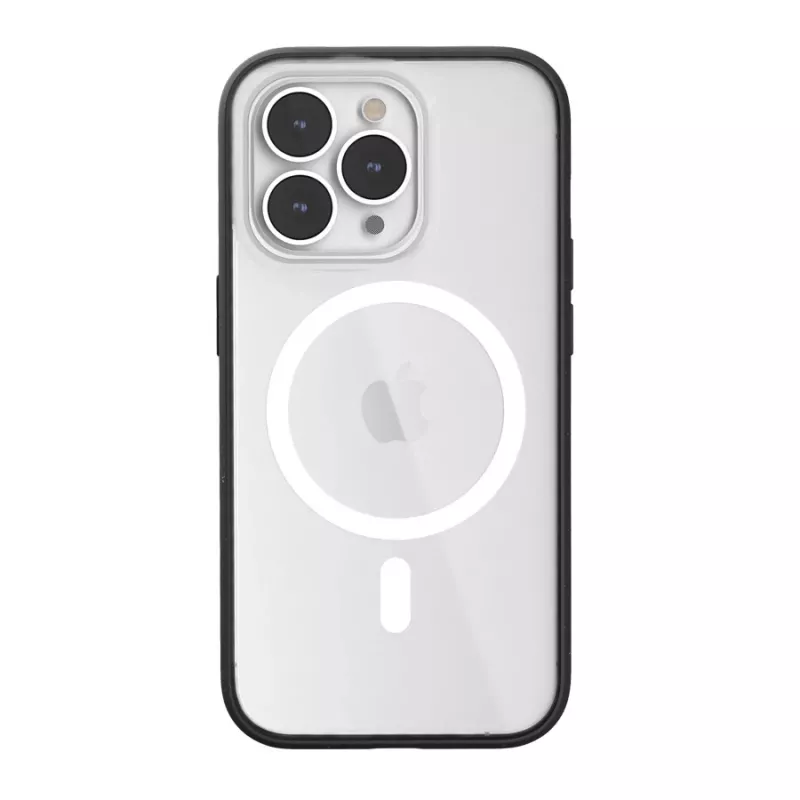 Woodcessories ECO646 iPhone 14 Pro Max dėklas permatomas juodas
