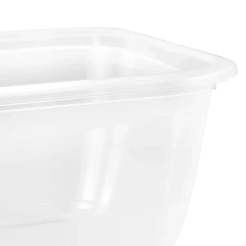 keeeper fredo fresh maisto laikymo indų rinkinys, 2 x 3,3 l, stačiakampiai, permatomi su pilkais dangčiais 3068082700000