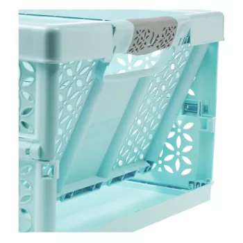 keeeper Profi Folding Box lea, 32 litrų, Aquamarine, keliamoji galia 30 kg, Soft Grip rankenos, PP/TPE, 1 vnt. 10296624000NN