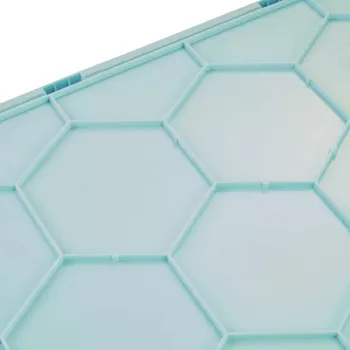 keeeper Profi Folding Box lea, 32 litrų, Aquamarine, keliamoji galia 30 kg, Soft Grip rankenos, PP/TPE, 1 vnt. 10296624000NN