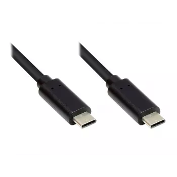 EXSYS EX-K1585-2.0 USB-C į USB-C kabelis, 2 m, USB 3.2 Gen 1, 5 Gbps, 100 W PD, juodas