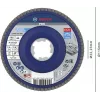Bosch X-LOCK X571 Best for Metal 2608621763 115 mm G 60 kampinis šlifavimo diskas metalui