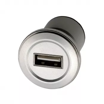 EXSYS EX-49191 skydinio montavimo USB 2.0 adapteris, USB-A moteriškas į USB-A moterišką, metalinis