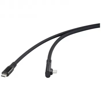 Renkforce USB4 USB-C į USB-C kabelis 1m juodas 8K UHD su magnetiniu jungtimi RF-6438138
