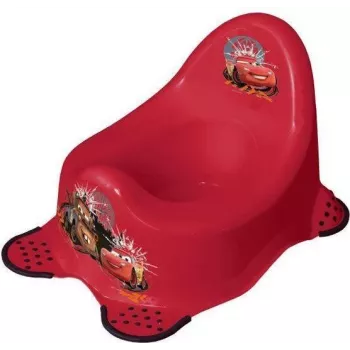 keeeper kids Baby Potty Adam Cars, vyšnių raudonumo su automobilių raštu, neslystantys guminiai pagrindai, 1 vnt. 1867040117100