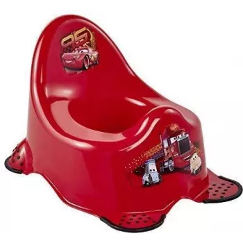 keeeper kids Baby Potty Adam Cars, vyšnių raudonumo su automobilių raštu, neslystantys guminiai pagrindai, 1 vnt. 1867040117100