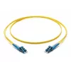 Corning LC/LC OS2 vienmodis dvigubas optinis pataisasausis kabelis, 10m, geltonas F040402G2Z20010M