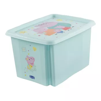 keeeper Karolina Peppa Pig dėžė, 30 litrų, akvamarino spalvos, su dangčiu, stackable 1223862433600