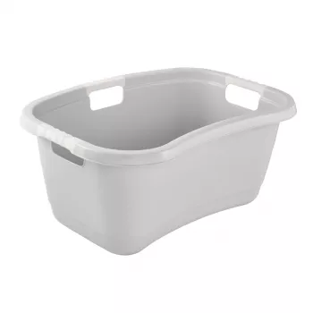 keeeper Janne skalbinių kubilas, Nordic-Grey, 38 L, inksto formos, soft-touch rankenos 1078313000000