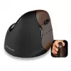 Evoluent VerticalMouse 4 Small belaidė lazerinė pelė dešinei rankai, juoda/sidabrinė 500793