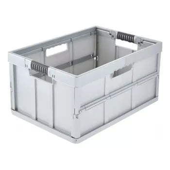 keeeper Profi Folding Box benno, 45 litrų, šviesiai sidabrinė, integruotos minkštos rankenos, 50 kg apkrovos talpa 1023716000000