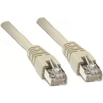Wentronic Goobay CAT 5e Crossover tinklo kabelis, U/UTP, pilkas-žalias, 2 m - CCA varis-aliuminis (68864)