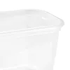 keeeper fredo fresh maisto laikymo indelių rinkinys, 4 x 0,75 L, stačiakampiai, permatomi su pilkais dangteliais 3067382700000