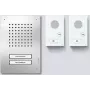 Siedle SET CLAB 850-2 E/W garso domofono rinkinys Classic, nerūdijantis plienas/baltas, 210010046-00
