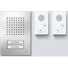 Siedle SET CLAB 850-2 E/W garso domofono rinkinys Classic, nerūdijantis plienas/baltas, 210010046-00