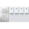 Siedle SET CLAB 850-4 E/W Audio rinkinys Classic nerūdijantis plienas/baltas (210010048-00)